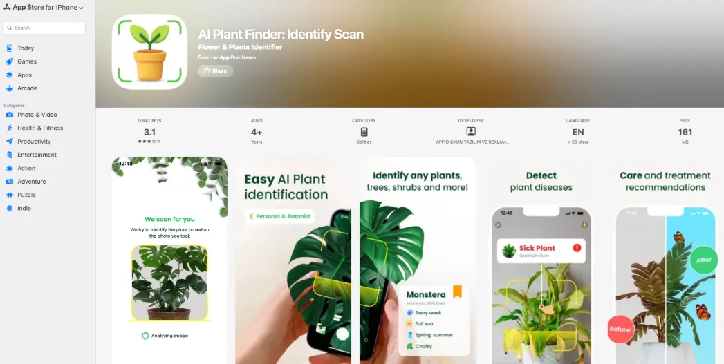plant identification app